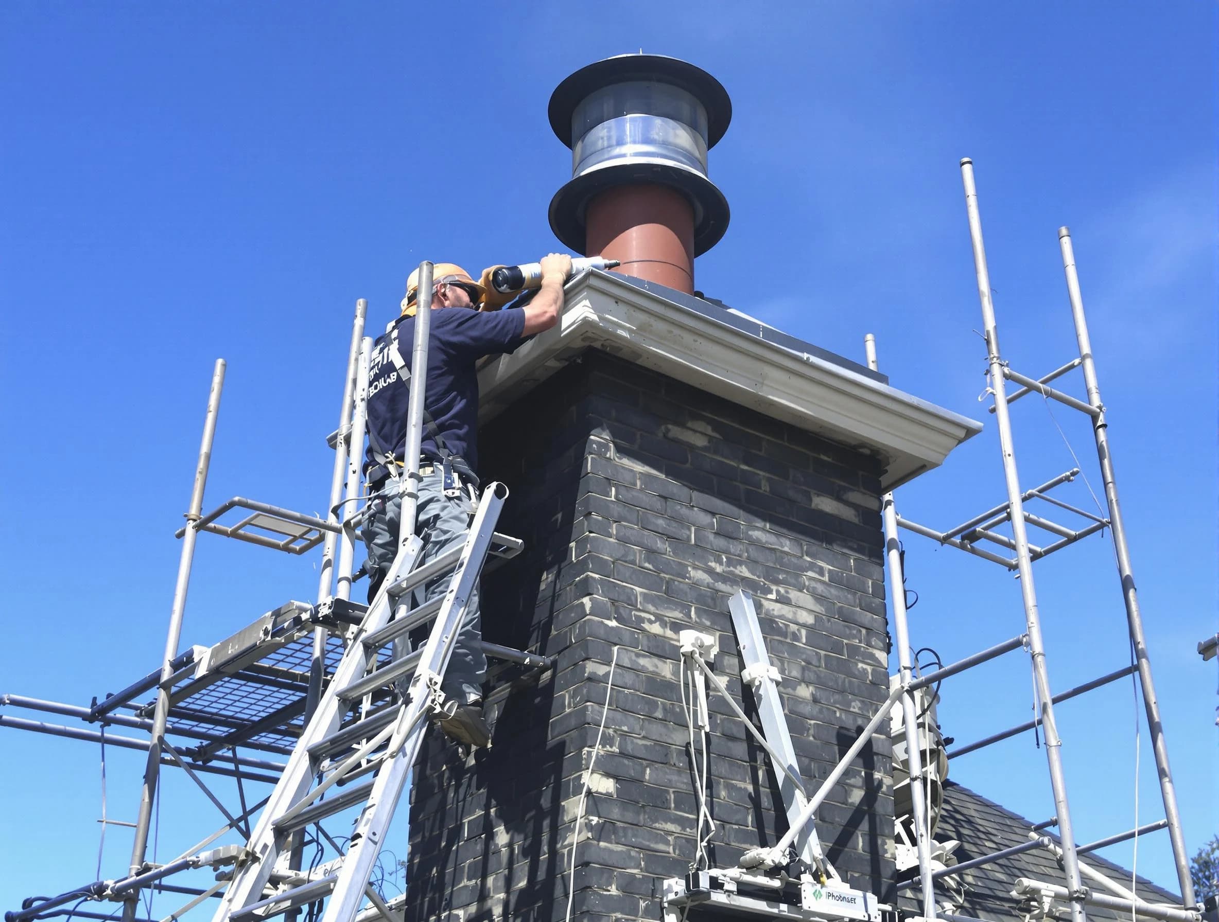Sturdy chimney crown finished by Lynn Chimney Sweep in Lynn, MA