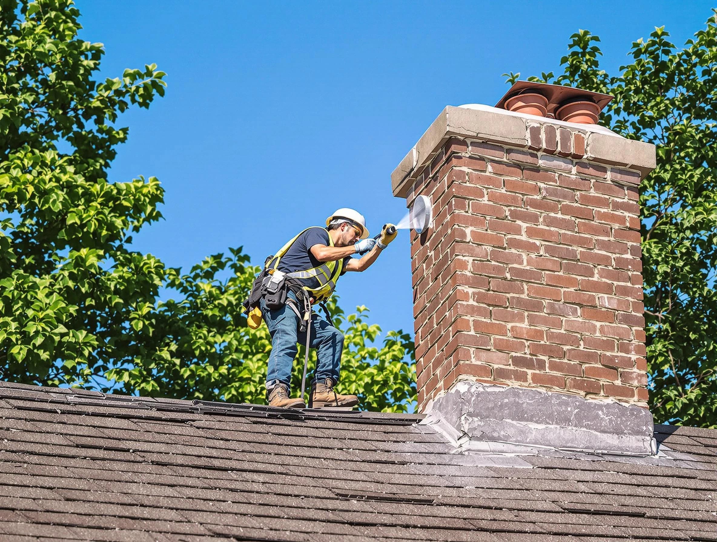 Lynn Chimney Sweep performing an inspection with advanced tools in Lynn, MA