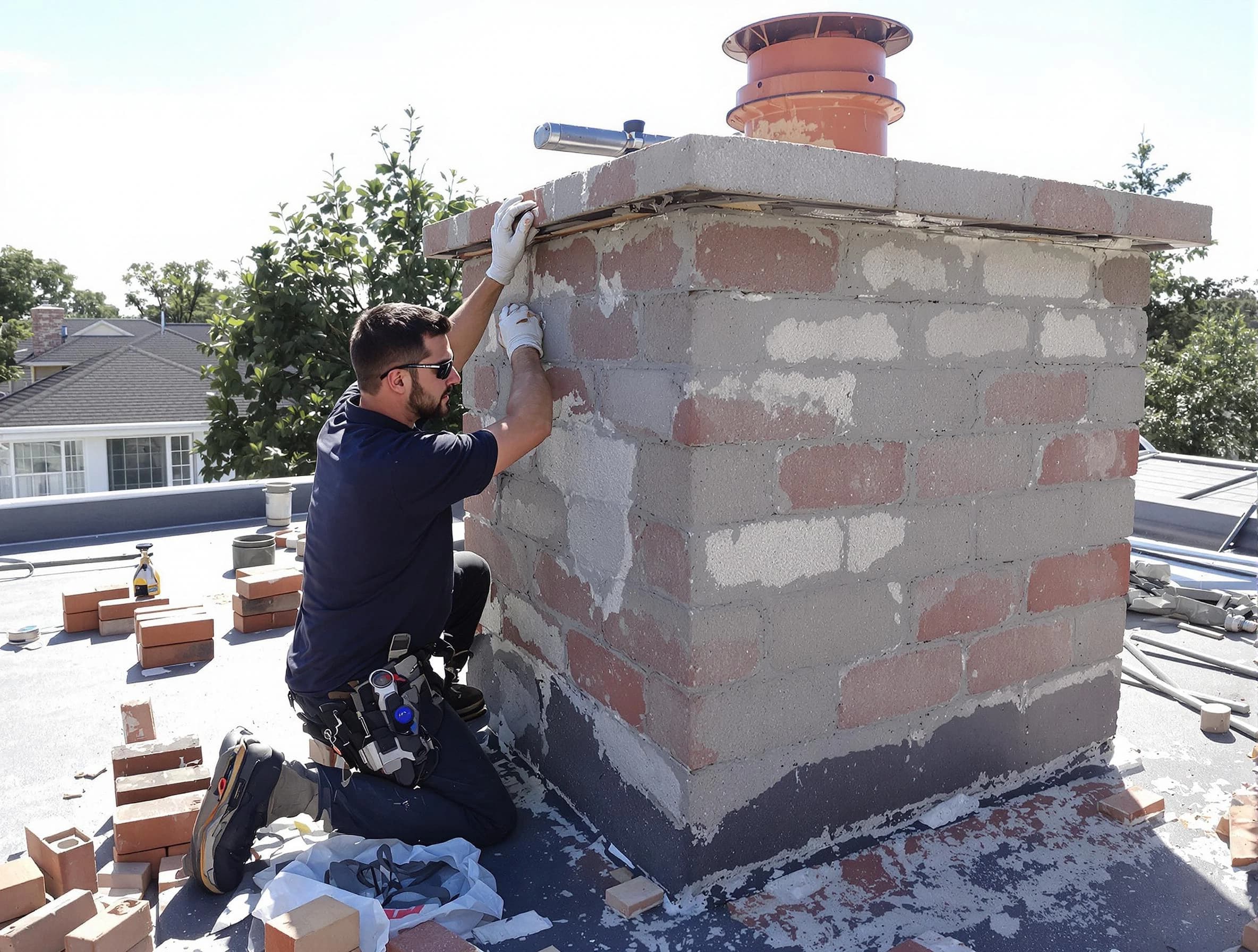 Advanced chimney repair process by Lynn Chimney Sweep in Lynn, MA