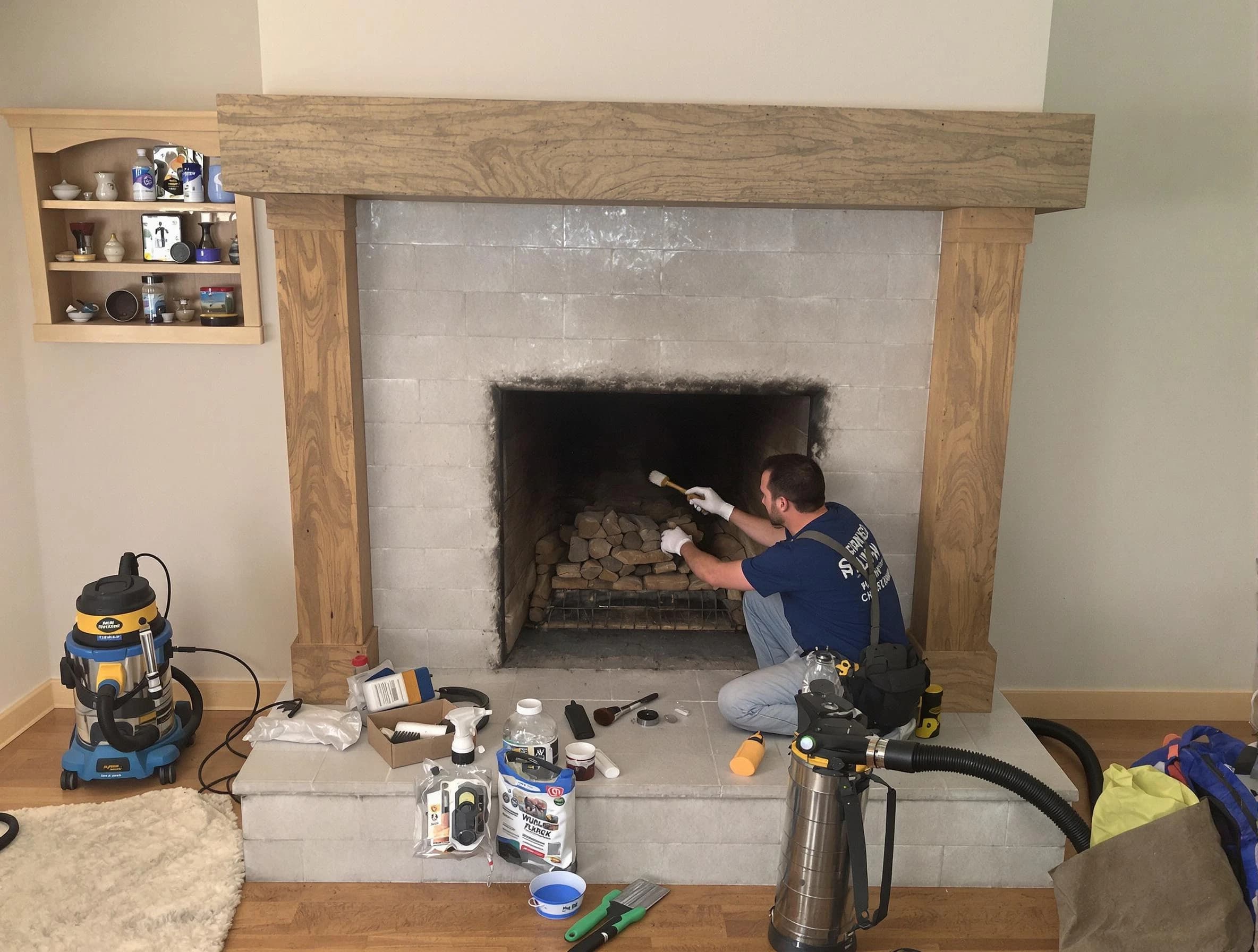 Detailed creosote removal process by Lynn Chimney Sweep in Lynn, MA