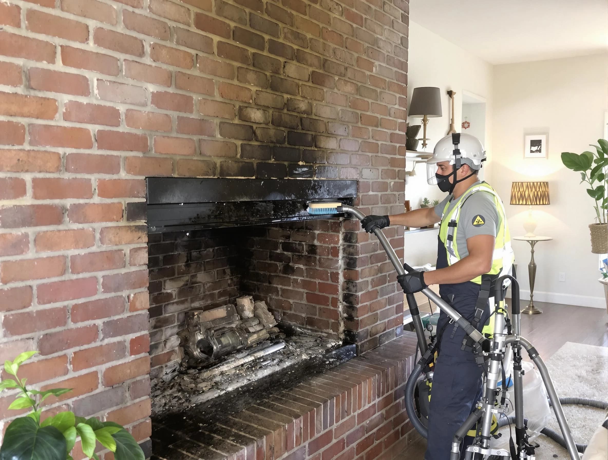 Lynn Chimney Sweep providing fireplace cleaning services in Lynn, MA