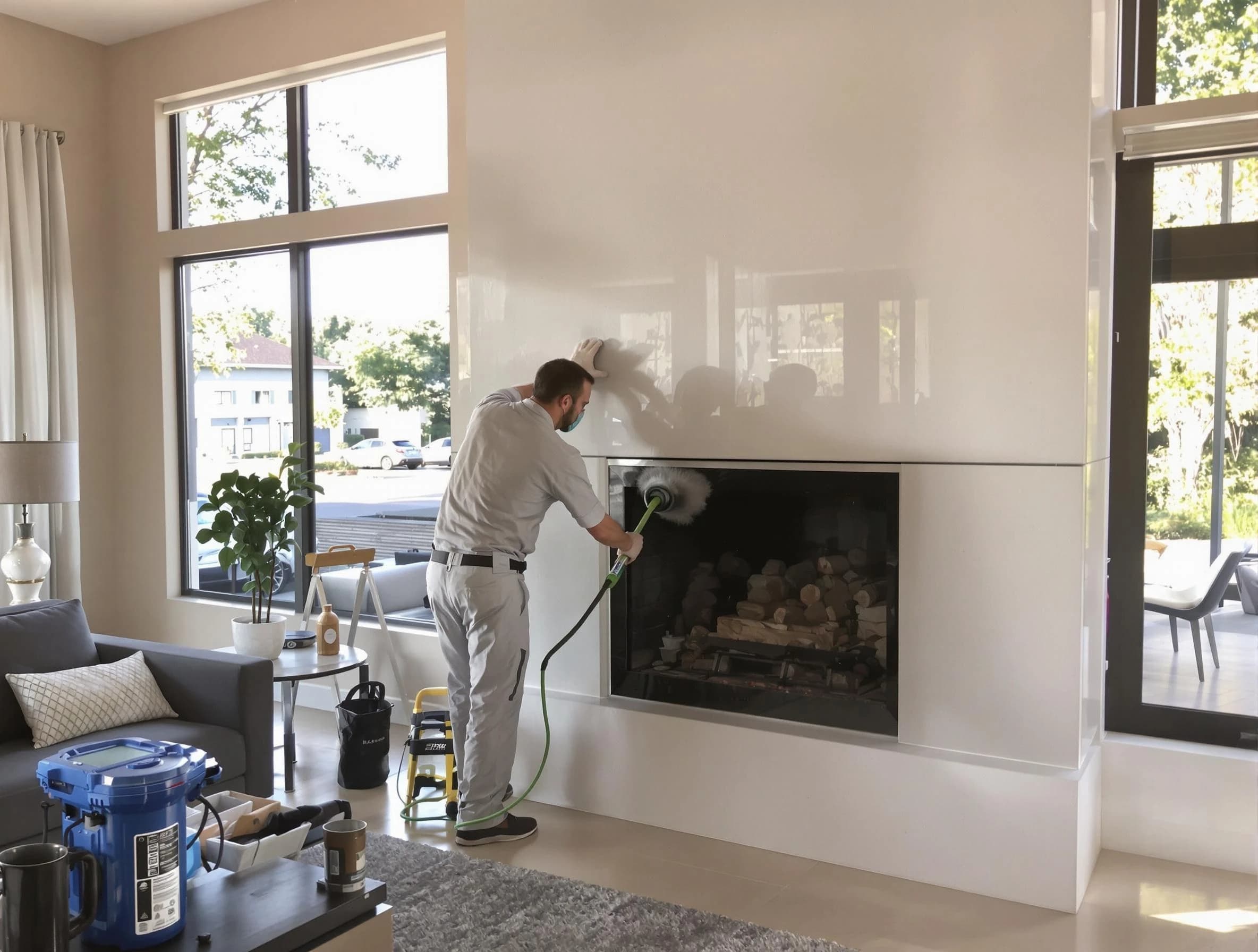 Lynn Chimney Sweep performing thorough soot removal in Lynn, MA