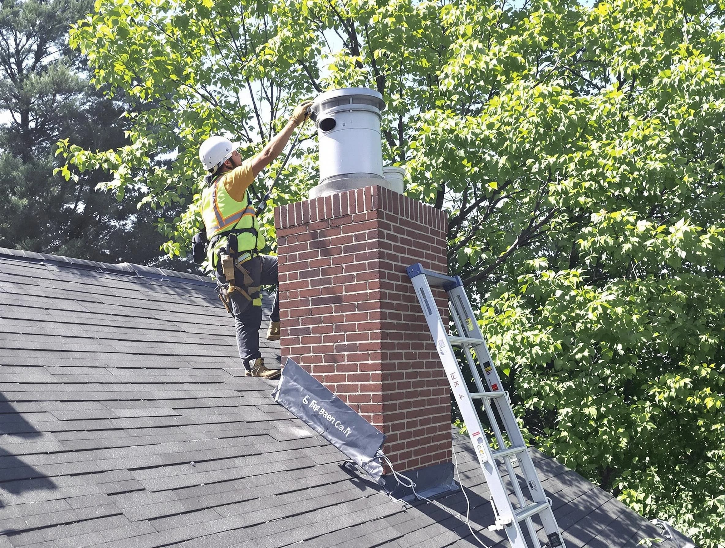 Chimney liner inspection by Lynn Chimney Sweep in Lynn, MA