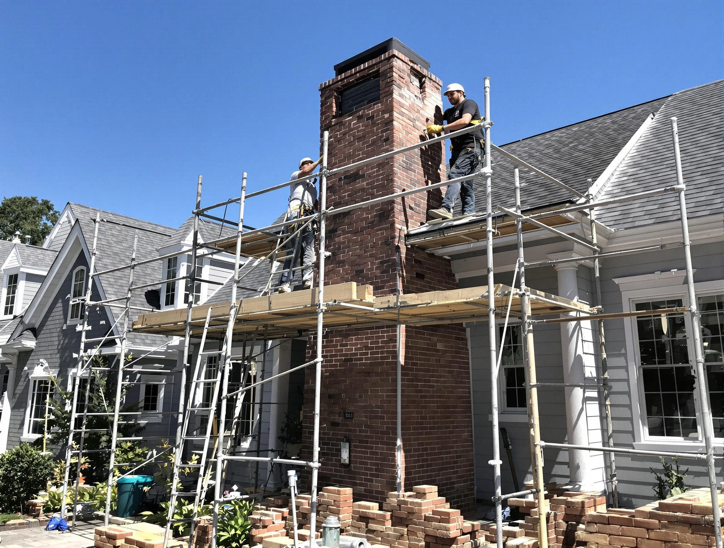 Chimney Rebuilding in Lynn