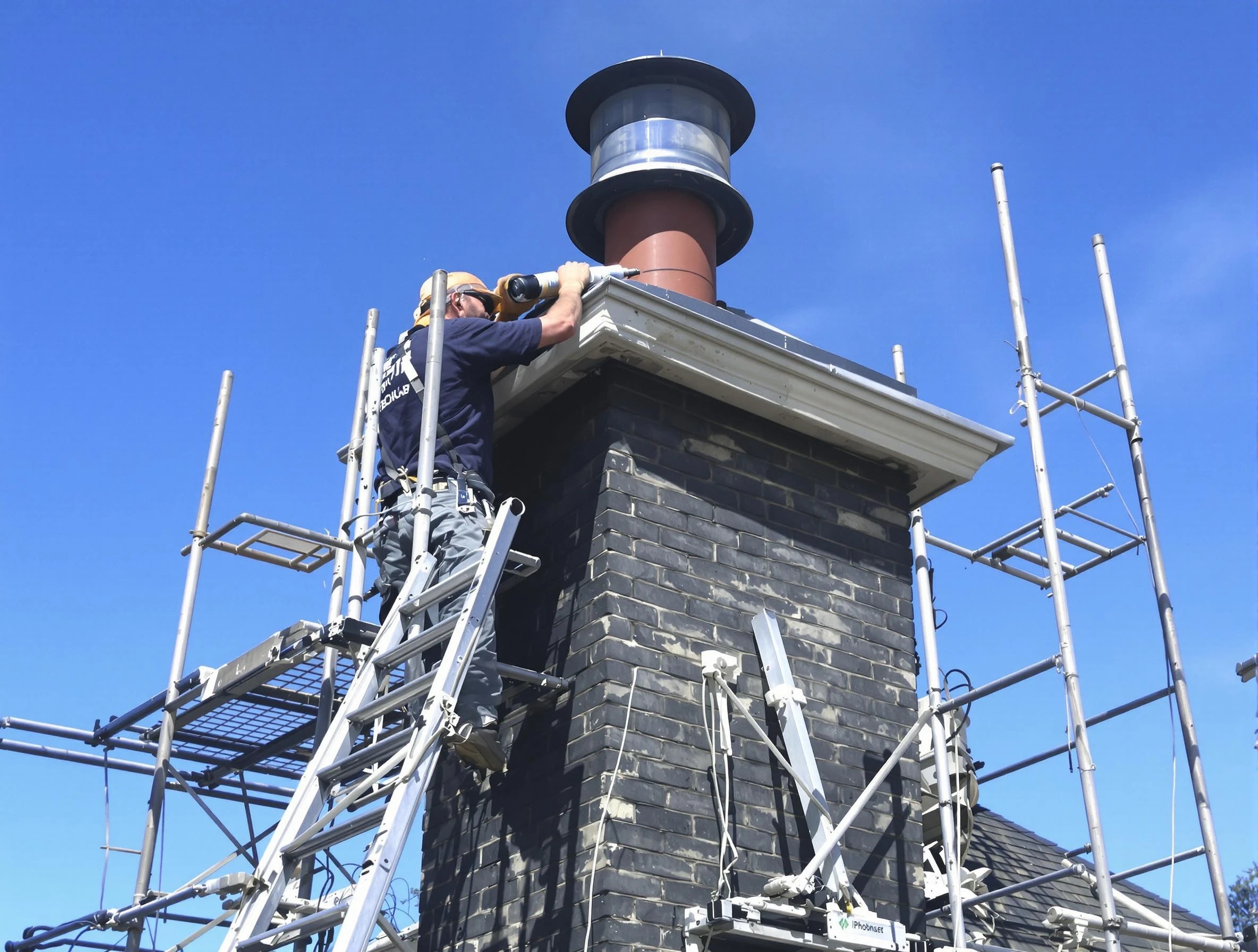 Sturdy chimney crown finished by Lynn Chimney Sweep in Lynn, MA