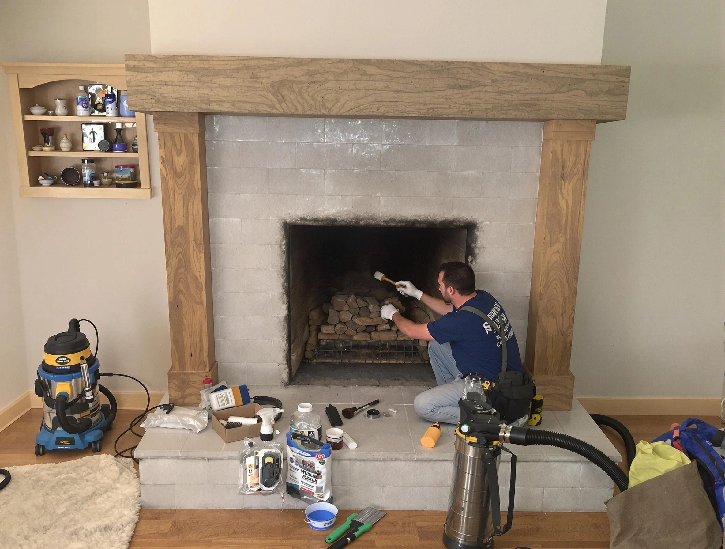 Detailed creosote removal process by Lynn Chimney Sweep in Lynn, MA